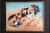 Fabulously dynamic and colorful MARK KOHLER Original Oil Painting "Under the Gun" Framed 20 1/2” x 17 1/2” Art 13 1/2” x...