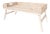 Artifacts Rattan Breakfast Tray Table in White Wash For Sale