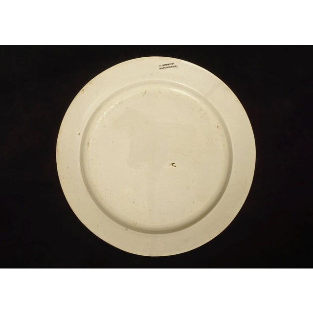 19th Century Faience Plate - a Pair For Sale In Philadelphia - Image 6 of 8