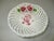 Hollywood Regency Italian Ceramic Floral Pedestal Bowl For Sale - Image 3 of 7
