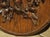 19th Century French Oval Black Forest Game Plaque With Bark Trompe L’Oeil For Sale - Image 9 of 12