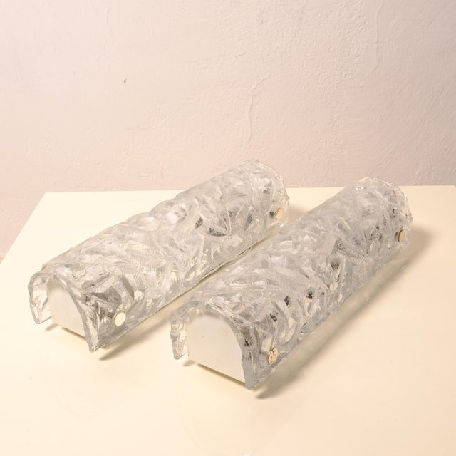 Vintage Glass Wall Sconces from Kaiser Leuchten, 1960s, Set of 2 For Sale - Image 13 of 18