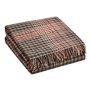 Luxurious Ralph Lauren Home Double Rl RRL Cashmere Lambswool Plaid Pattern Throw Blanket Home Decor For Sale