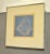 Framed Realism Blue & Beige Seashell Pencil Painting, Fine Art Brushed Chrome For Sale - Image 4 of 11