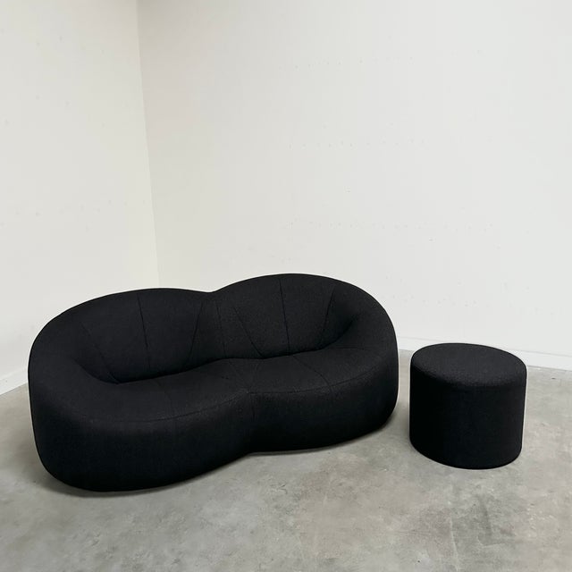 Pumpkin Two-Seater Sofa and Pouf by Pierre Paulin for Ligne Roset, 2008, Set of 2 For Sale - Image 11 of 16