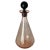 Vintage Pink Glass Bottle with Black Cap, France, 1940 For Sale - Image 11 of 11