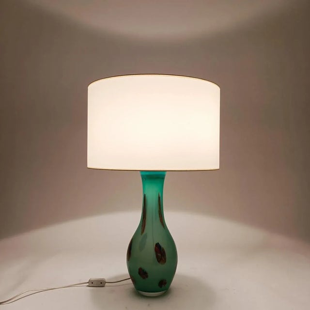 1970s Large Italian Murano Glass Table Lamp, 1970s For Sale - Image 5 of 12