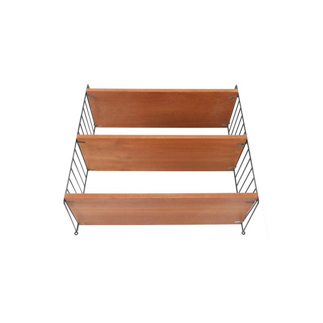 Vintage Teak String Shelf by Kajsa & Nisse Strinning, 1960s For Sale - Image 4 of 12