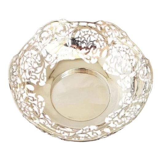 Antique Sterling Silver Fruit from Bowl Hawksworth, Eyre & Co, 1920s For Sale