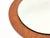 1970s Mid-Century Wall Round Mirror in Teak, 1970s For Sale - Image 5 of 7