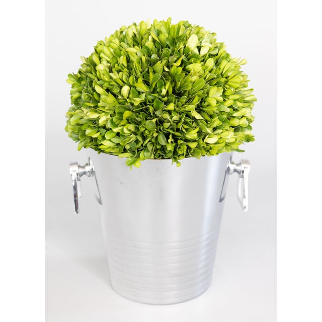 1930s 1930s Art Deco French Chrome Champagne Ice Bucket Wine Cooler For Sale - Image 5 of 8