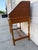 Mid 20th Century Vintage Colonial Revival Drop-Front Secretary Writing Desk With Turned Legs and Interior Compartments For Sale - Image 5 of 12