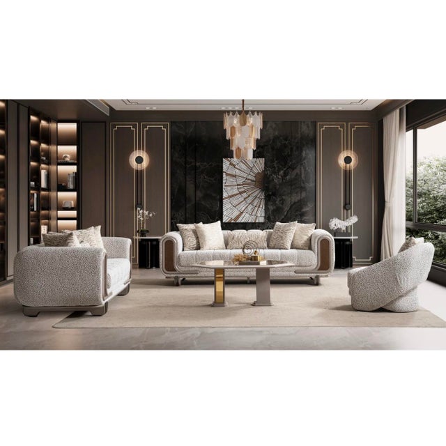 Elevate your living room with the Lora Collection, a contemporary masterpiece that seamlessly blends luxury and modern...