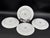 Mid-Century Modern Vintage Mid-Century Modern Royal Worcester "Blue Hydrangea" Salad Plates - Set of 4 For Sale - Image 3 of 4