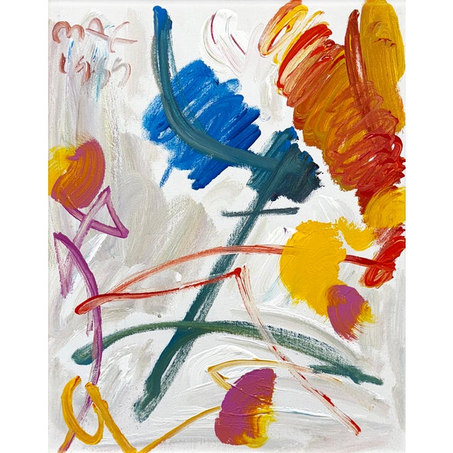 Original acrylic painting on canvas. Hand signed and dated upper front by Peter Max. Canvas size: 20 x 16 inches. Custom...