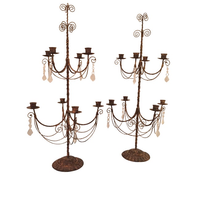 Aidan Gray Candleabras Pair Chairish