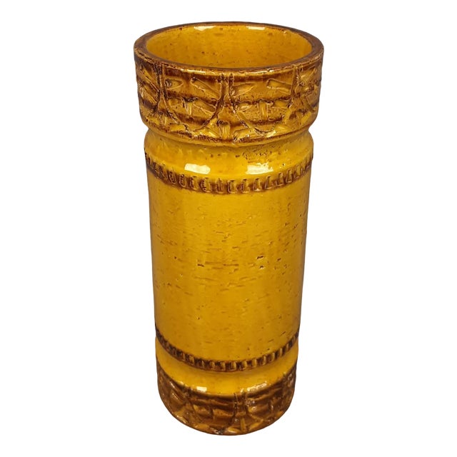 Mid-Century S.I.C. Ceramic Vase by Caruso, 1950s For Sale