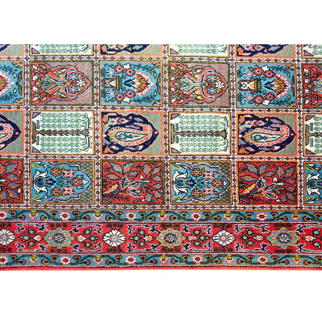 Red Vintage Persian Bakhtiari Rug For Sale - Image 8 of 14