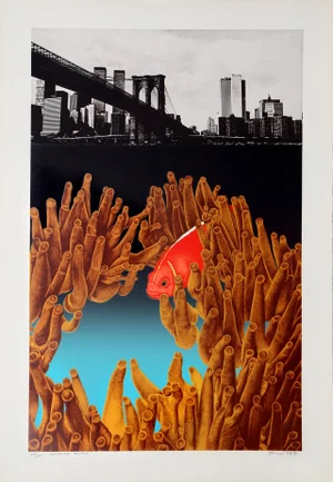 Michael Knigin, Invading Knight, Serigraph