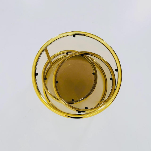 Glass Mid-Century Coffee Table with 3 Swivel Levels by Milo Baughman, Italy, 1970s For Sale - Image 7 of 11