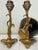 Art Nouveau Style Brass Foliage Table Lamps France 1950s, Set of 2 For Sale - Image 16 of 18