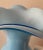 Glass 17" Mid Century Cased Empoli Vase For Sale - Image 7 of 7