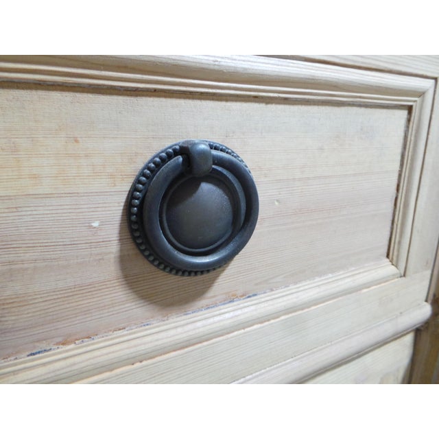 Swedish Gustavian Style Natural Finish Drop Front Desk For Sale - Image 9 of 14