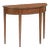 Hampton Demilune Console Table, Cherry Brown For Sale