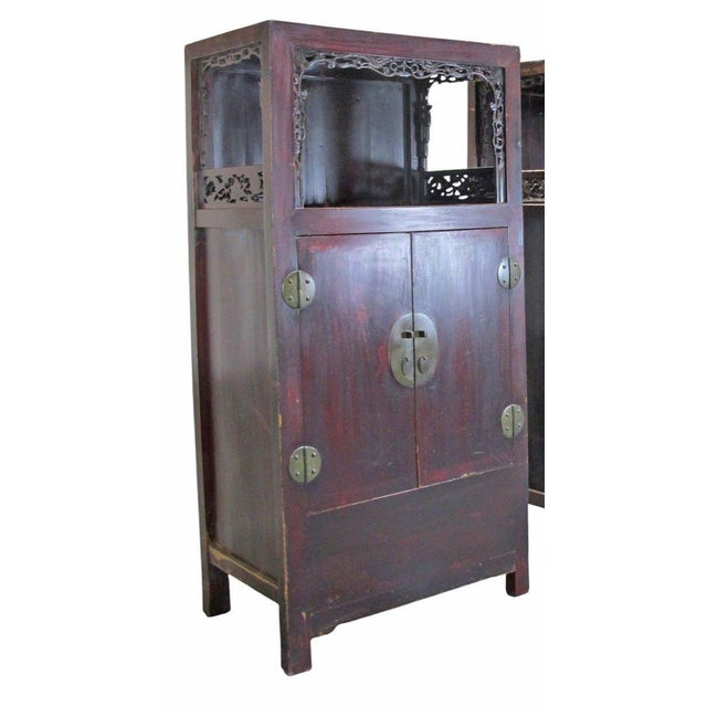 Chinese Antique Open-Shelf Display Cabinet For Sale - Image 3 of 17