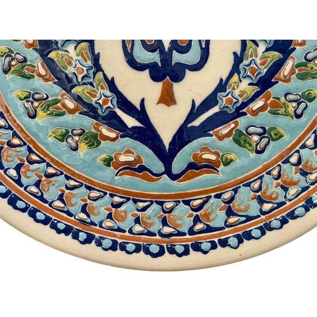 Ceramic Turkish Decorative Dish from Altin Gini For Sale - Image 7 of 10