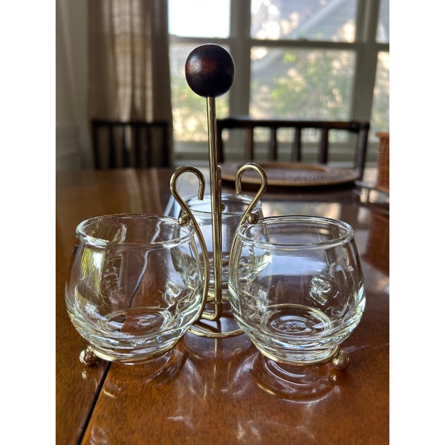 Mid-Century Modern Vintage 1960's Condiment Server For Sale - Image 3 of 5