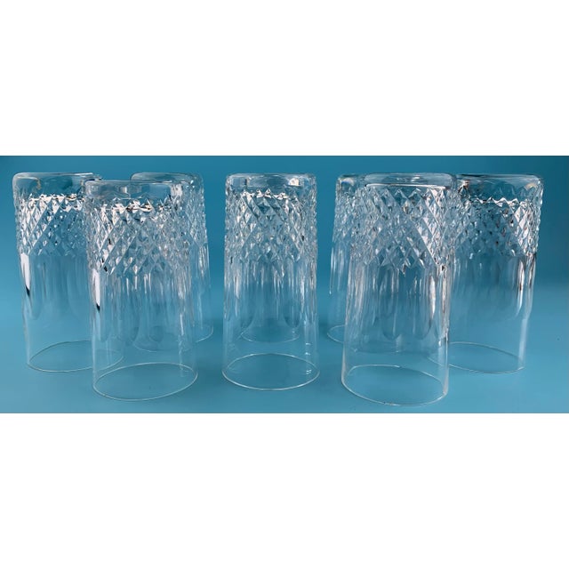 Waterford Vintage Waterford Colleen Crystal Hi-Ball Tumbler Glasses, Set of 8 For Sale - Image 4 of 6