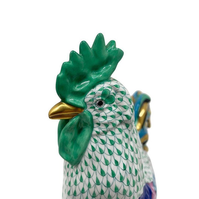 Large Porcelain Rooster from Herend, Hungary, 1960s For Sale - Image 3 of 10