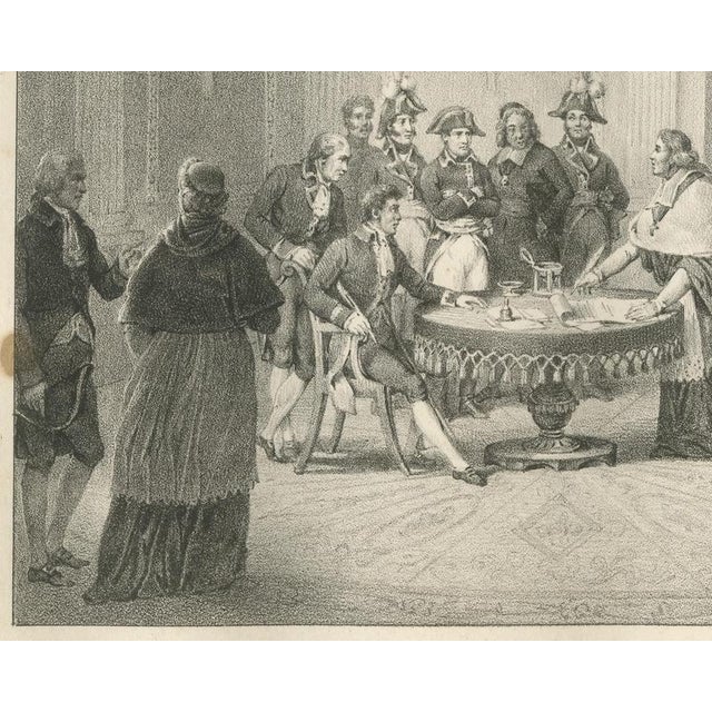 Madou, The Concordat, the First Consul and Prelates, 1827, Lithograph For Sale - Image 4 of 9