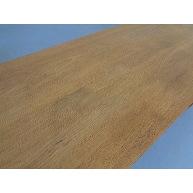 Large AT-15 Oak Coffee Table by Hans J. Wegner for Andreas Tuck, Denmark, 1960s For Sale - Image 12 of 16