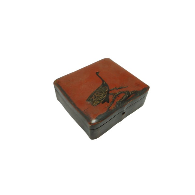 Japanese Lacquerware Box, 1920s For Sale - Image 3 of 13