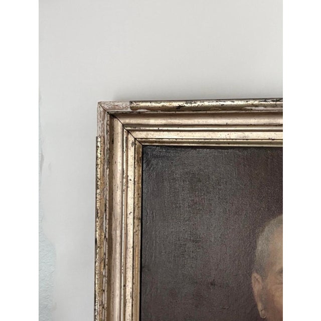 Late-18th Century Dutch School Portrait Oil on Canvas Painting For Sale - Image 9 of 18