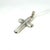 1990s 1990s David Yurman Black Diamond Cross Pendant Sterling Silver Estate For Sale - Image 5 of 6