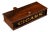 Early 20th Century Mahogany Cigar Box With Foil Lettering For Sale