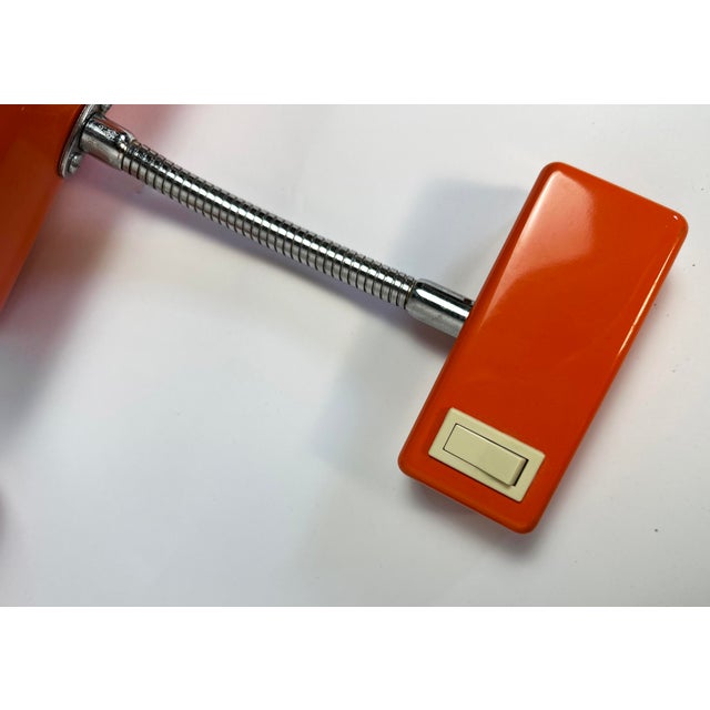 Orange Wall Lamps by Ateljé Lyktan, 1970s, Set of 2 For Sale - Image 4 of 6