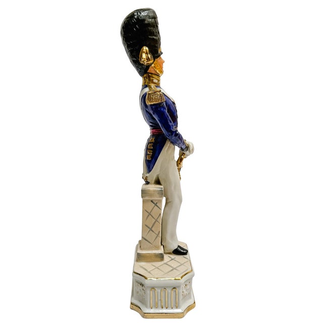 Vintage Royal Crown Devon British Military Guards Porcelain Figurines - Set of 3 For Sale - Image 9 of 17