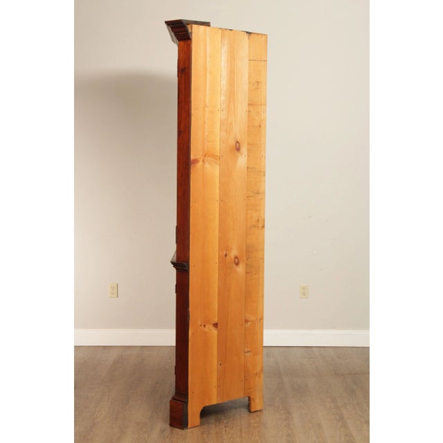 Late 20th Century Early American Style Custom Pine Farmhouse Corner Cabinet For Sale - Image 11 of 13