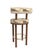 Collector Modern Moca Bar Chair in Silt Fabric and Smoked Oak by Studio Rig For Sale - Image 4 of 6