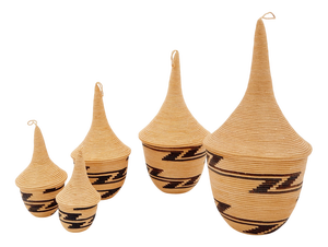 Nesting Tutsi Baskets, Set of 5