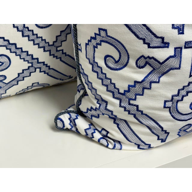 Eastern Accents Sunda Indigo Decorative Pillows, Pair For Sale - Image 10 of 12