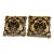 Reduced-Vintage 22” Italian Fortuny Velvet Feather Down Pillows Pair For Sale