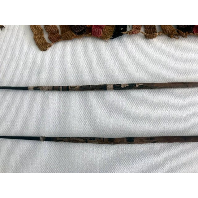 Two Framed Pre-Columbian Textile and Tools - Pair For Sale - Image 9 of 12