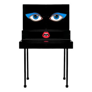 Bette Davis Eyes Floor Dressing Table in Powder-Coated Aluminum by Altreforme For Sale
