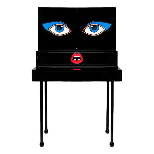 Bette Davis Eyes Floor Dressing Table in Powder-Coated Aluminum by Altreforme For Sale