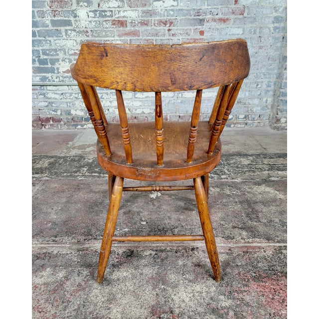 19th Century Primitive Capitan Chair For Sale - Image 9 of 11